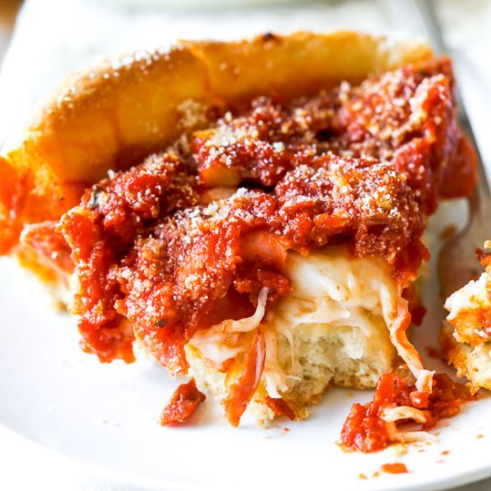 Chicago Style Deep Dish Pizza