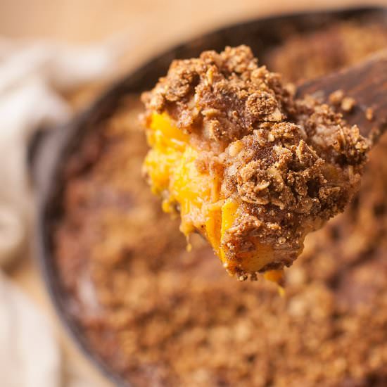 Peach Quinoa Crumble