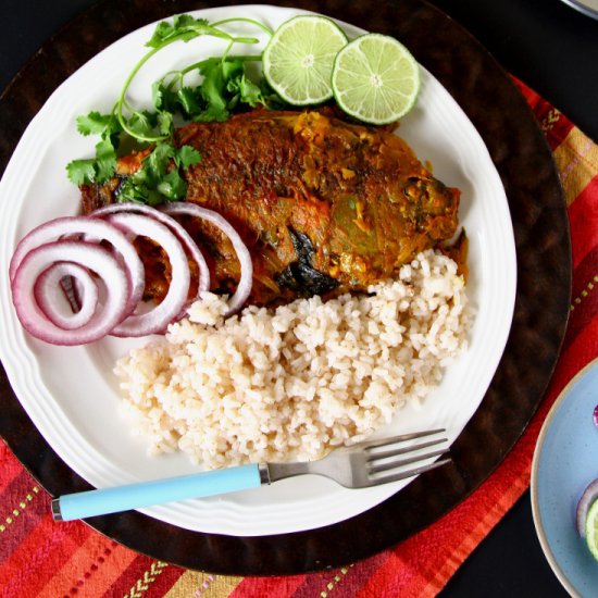 Baked Fish With Indian Spices