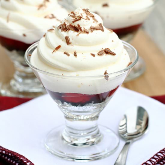 White Chocolate Mousse Parfait