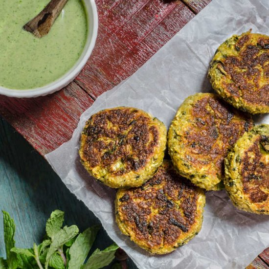 Zucchini & Sweet Potato Cutlet