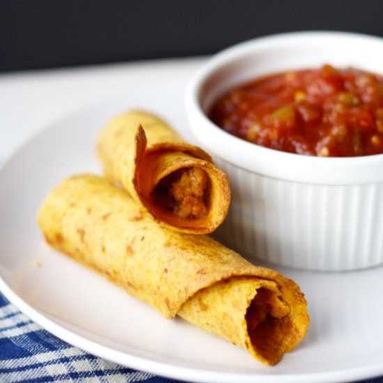 Chipotle Turkey Taquitos