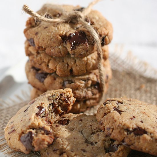 Almond, Chocolate & Sea Salt Cookie