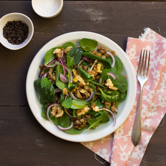 Green Lentil Salad