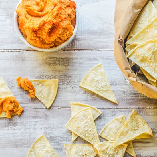 Healthier Baked Tortilla Chips