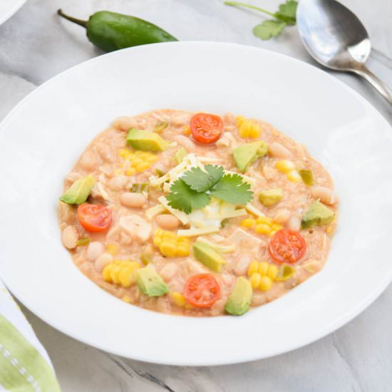 Creamy White Bean Chicken Chili