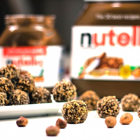 Salted Caramel Nutella Truffles