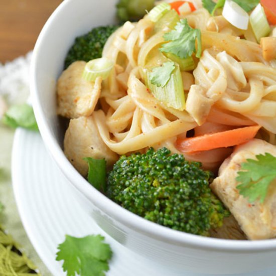 Thai Coconut Curry Noodle Bowls