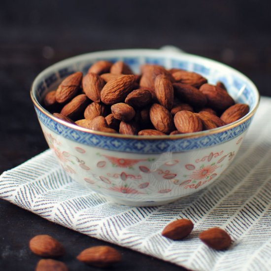 Burned Almonds with Licorice