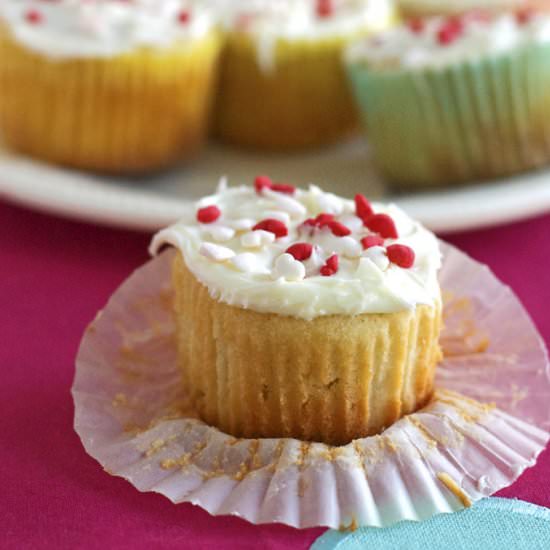 Gluten Free Vanilla Cupcakes