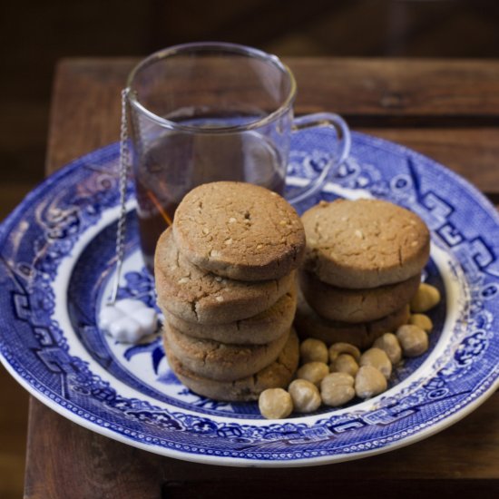 Hazelnut and Chestnut Flour Cookies