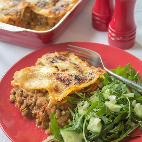 Green Lentil Lasagne