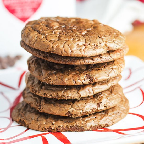 Espresso Chocolate Brownie Cookies