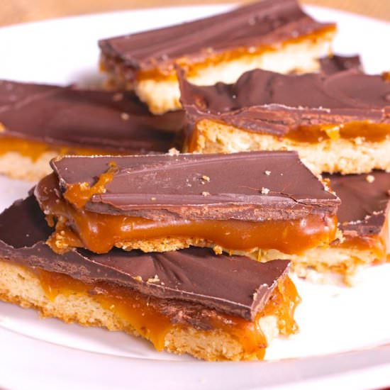 Homemade Twix Bars