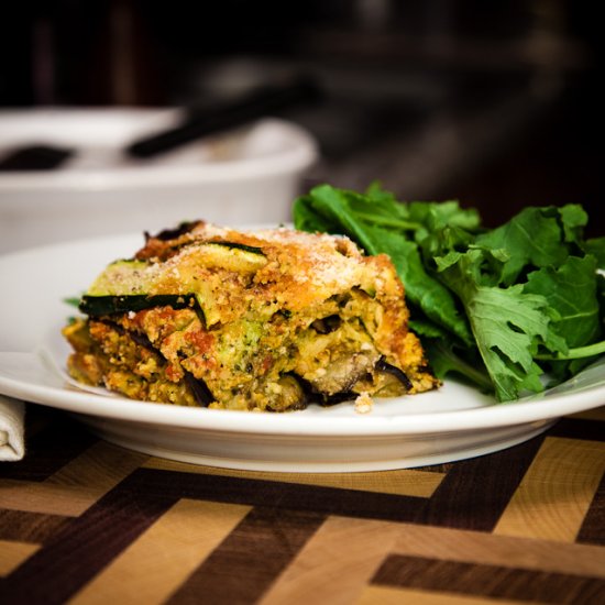 Eggplant Zuke Lasagna