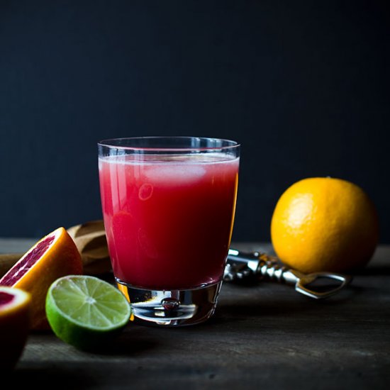 Blood Orange Gin and Tonic