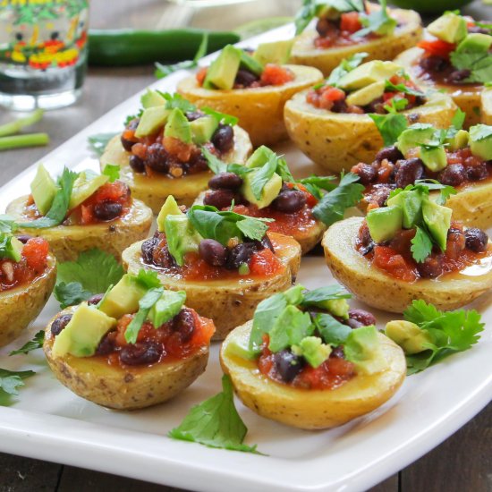 Potato Bowls with Salsa