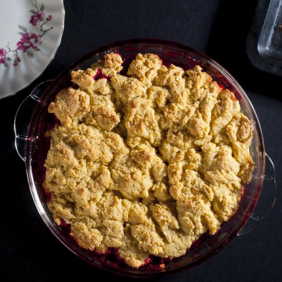 Strawberry Shortcake Cobbler