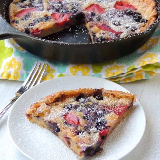 Oven-Puffed Berry Pancake