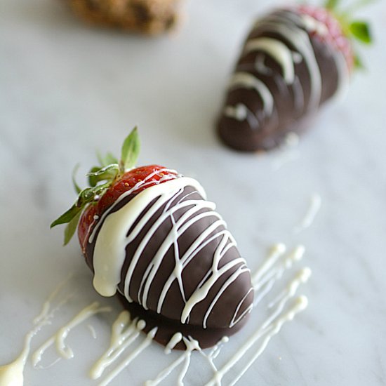 Caremelized Chocolate Strawberries