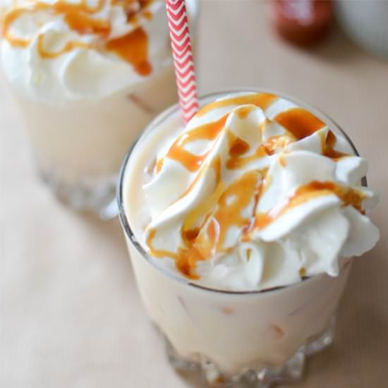 Salted Caramel Boozy “Milkshake”