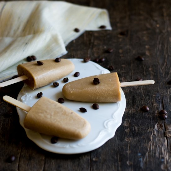 Coffee Cardamom Popsicles