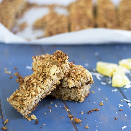 Pina Colada Granola Bars