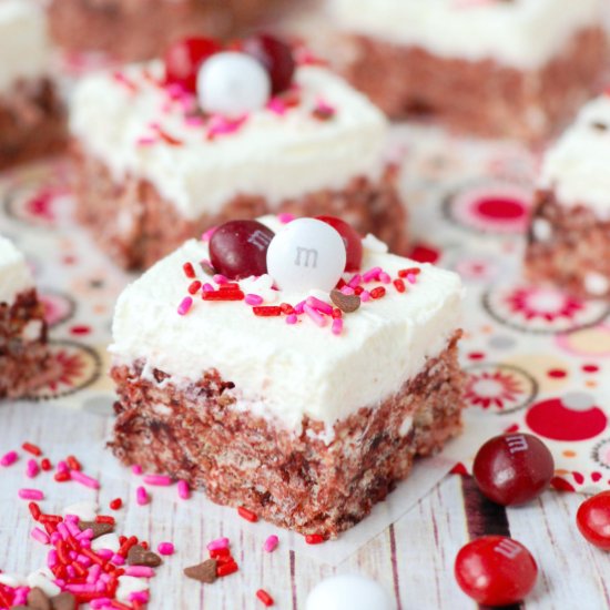 Red Velvet Brownie Krispies