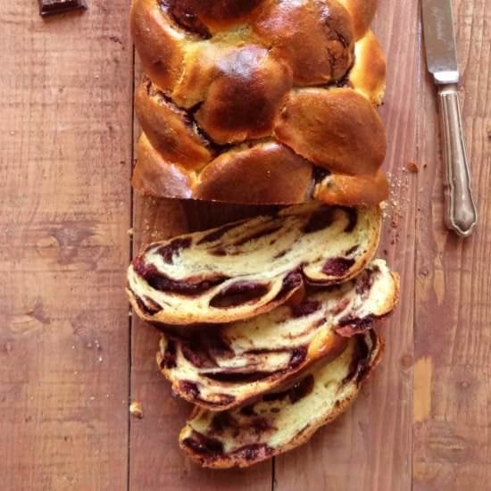 Chocolate Cherry Challah