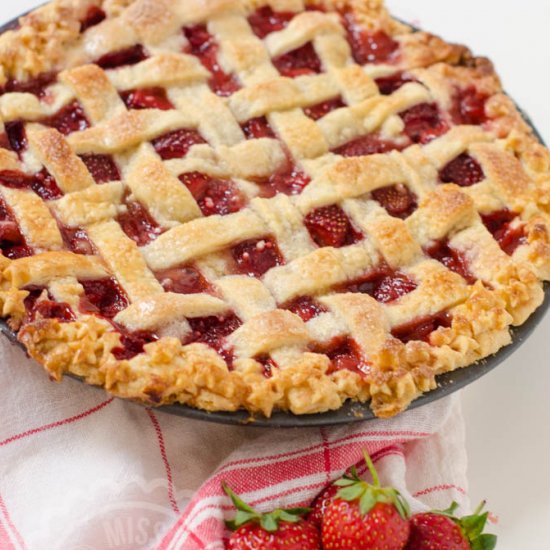 Strawberry Tapioca Pie