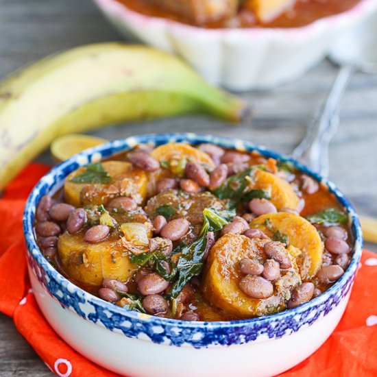 Plantain and Beans