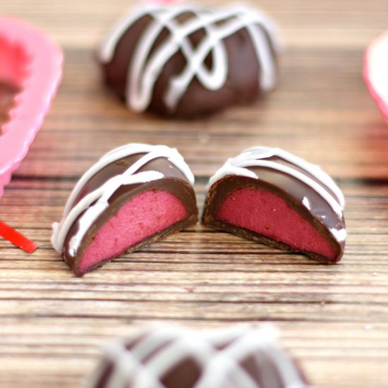 Chocolate Raspberry Cookie Truffles