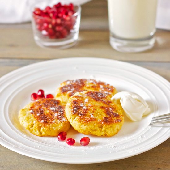 Russian Farmers Cheese Pancakes