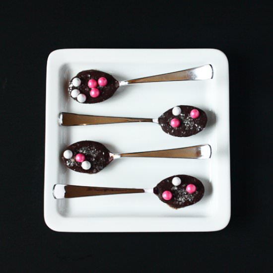 Valentine’s Chocolate Spoons