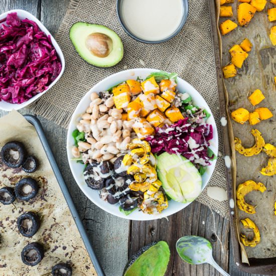 Roasted Rainbow Winter Bowl