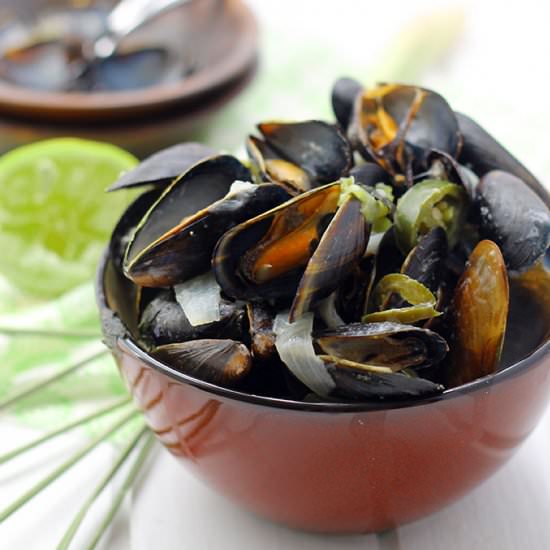 Thai Curry Mussels