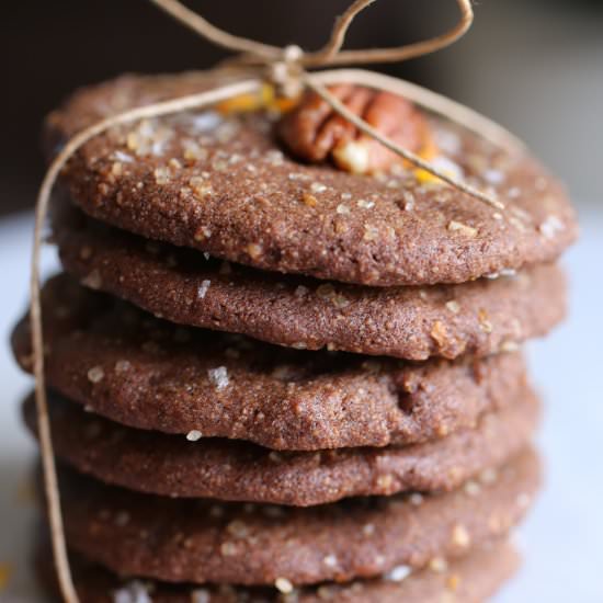 Chocolate Orange-Cardamom Cookies