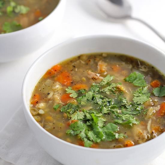 Fennel and Lentil Chicken Soup