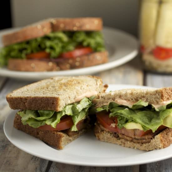 Veggie BLT with Spicy Mayo