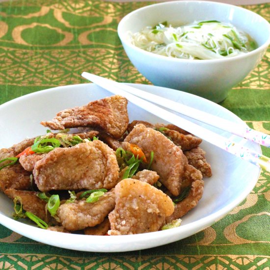 Salt and Pepper Pork Chops