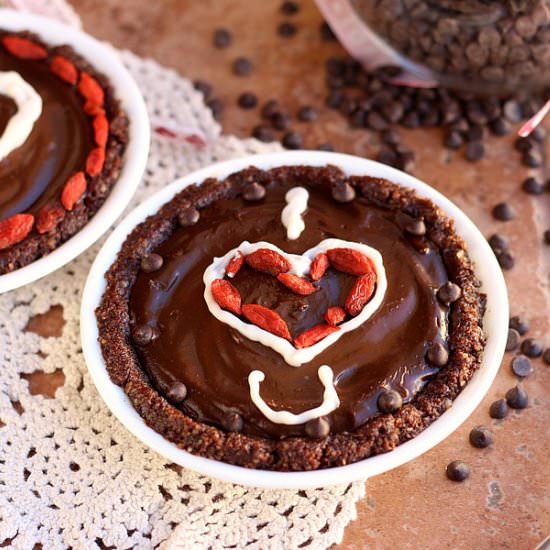 Mini Raw Chocolate Pies