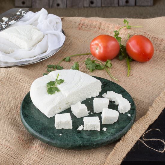 Homemade Paneer (Cheese)