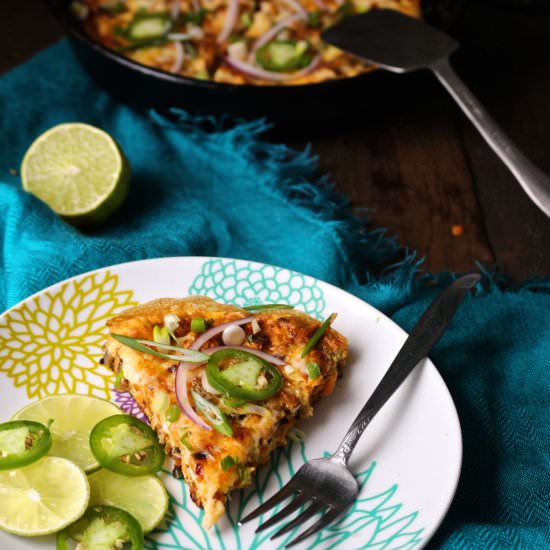 Jalapeno Chicken Breakfast Pizza