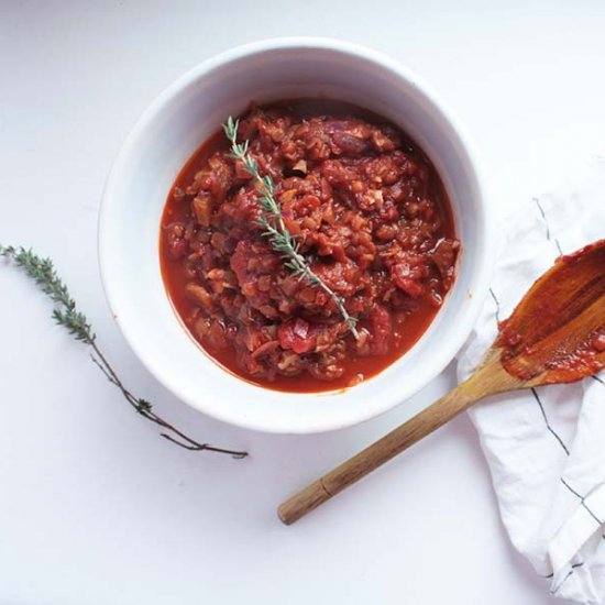 Vegetarian Ragu Sauce