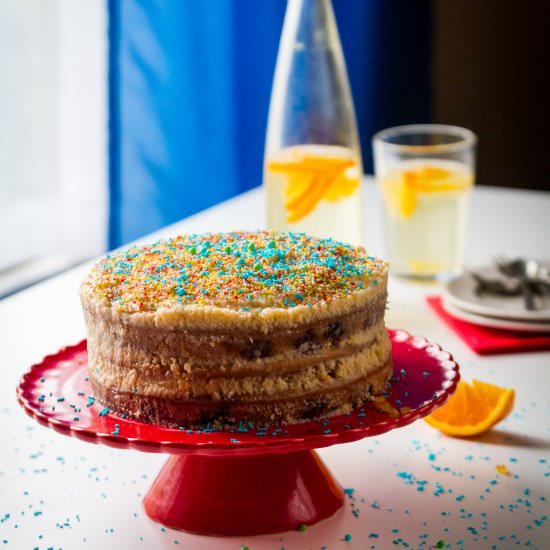 Blueberry and Blood Orange Cake