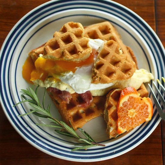 Waffle Eggs Benedict