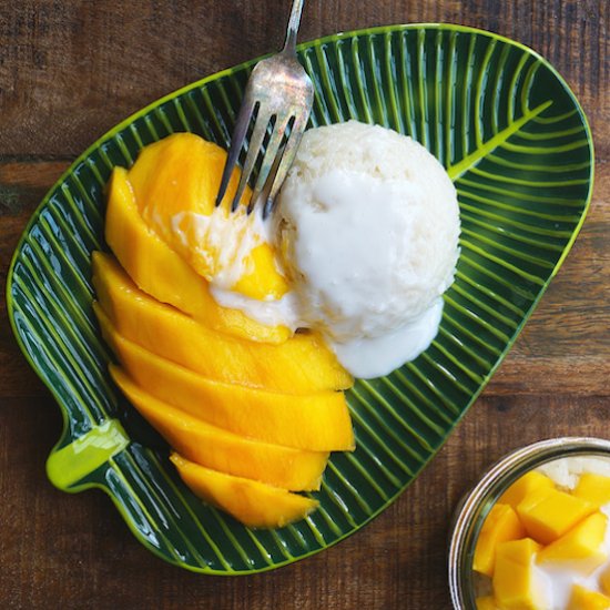 Glutinous Rice With Coconut & Mango