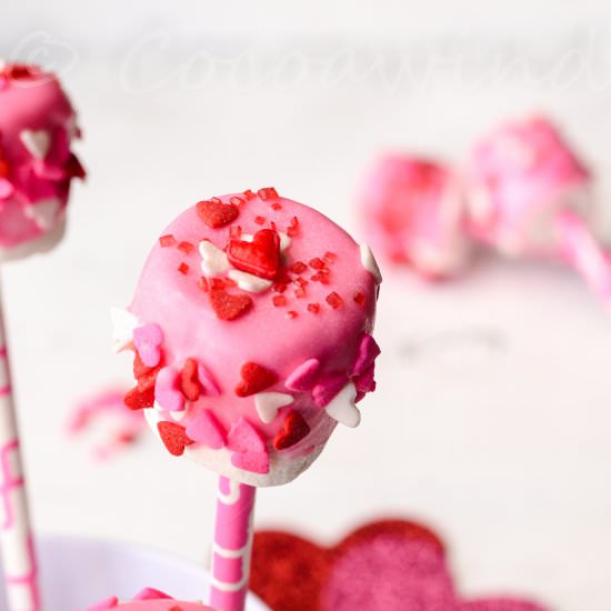 Marshmallow Pops for V-day