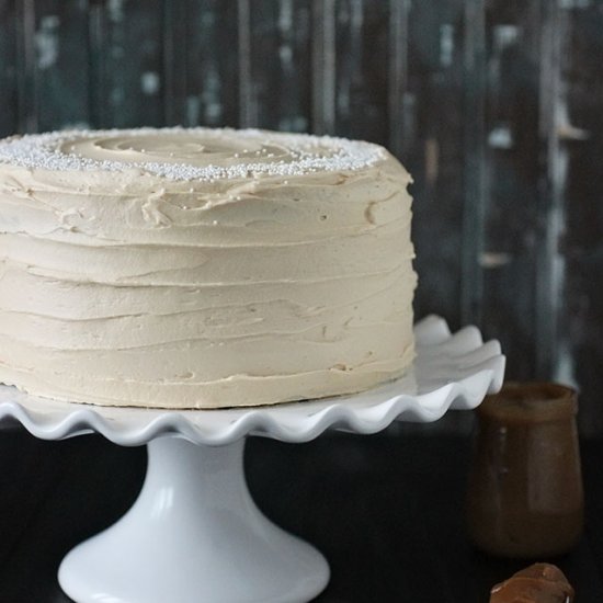 Vanilla Bean + Dulce de Leche Cake