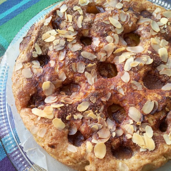 Dairy-Free Reine-Claude Coffee Cake